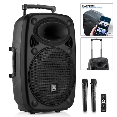 15  Portable PA System With Wireless Microphones And Bluetooth 1000W - Verve46 • £289