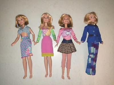 Vintage Lot Of 4 - Mary-Kate And Ashley Olsen Twins 10  Fashion Dolls Mattel Lot • $29.95