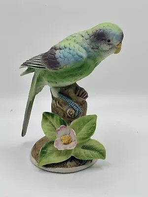 Vintage Lefton China Parakeet Figurine • $20