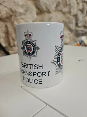 £7.99 • Buy British Transport Police Motif Crest Cup Mug Rail Railways