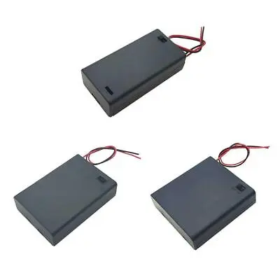 AA Battery Holder Box Storage Case Open& Closed Switch Cells 3x 4 1x 2x Q1Z0 • $5.08