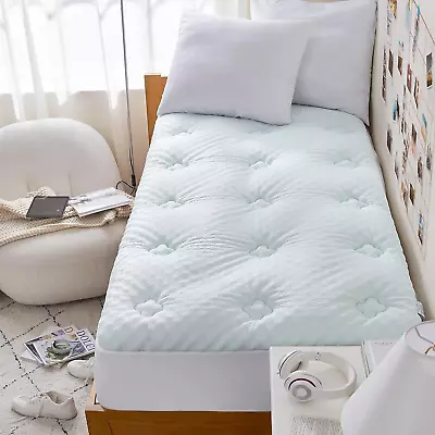 Memory Foam Twin Mattress Topper Twin Mattress Pad Cover For Single Bed With De • $61.86