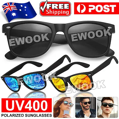 $6.85 • Buy Men Polarized Sunglasses Polarised Square Frame Sports Driving Sun Glasses UV400
