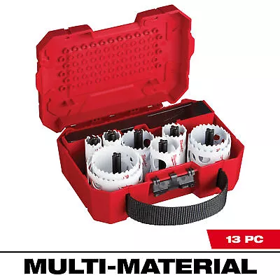 Milwaukee Hole Dozer Bi-Metal Hole Saw Kit 13-Pc. Model# 49-22-4025 • $94.97