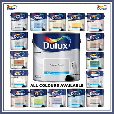£20.77 • Buy Dulux Emulsion Matt Paint ALL COLOURS 2.5L - Walls & Ceiling
