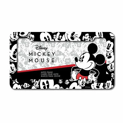 Disney Mickey Mouse Expressions Emotions Plastic License Plate Frame Universal • $11.37