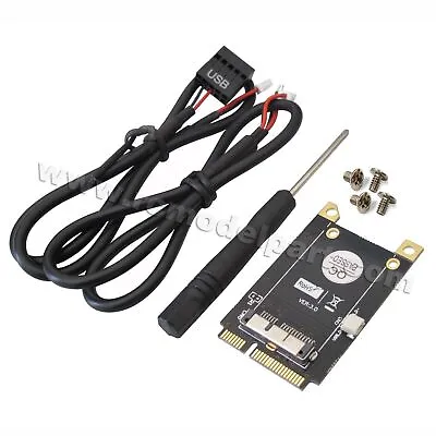 New PCI-E Mini PCI Express Adapter V3.0 For BCM94360CD BCM94331CM • $12.98