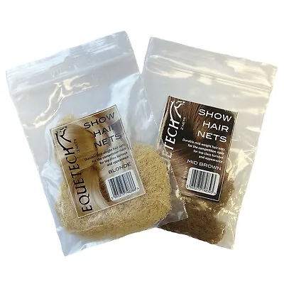 Equetech Riding Hairnets Hair Nets - Blonde Or Brunette Available - 2 Pack! • £2.50