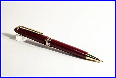 MONTBLANC Classic Masterpiece 165 With 0.7 Mm Pencil In Burgundy Red & Gold • $349
