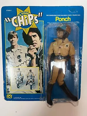 Vintage Mego Action Figure Ponch From TV's CHIPS Show On Original Card • $39.99