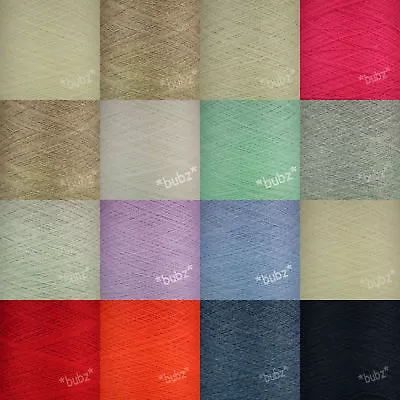 TODD & DUNCAN SOFT CASHMERE COTTON YARN 200g CONE FINE LACE WEIGHT COBWEB 1 PLY • £14.99