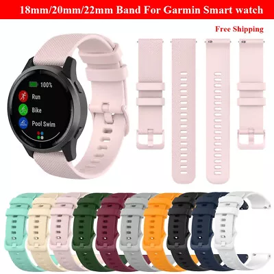 Sport Strap For Garmin Vivoactive 5 4 4S 3 Venu 3 3S 2S Vivomove 3 Watch Band • $7.69