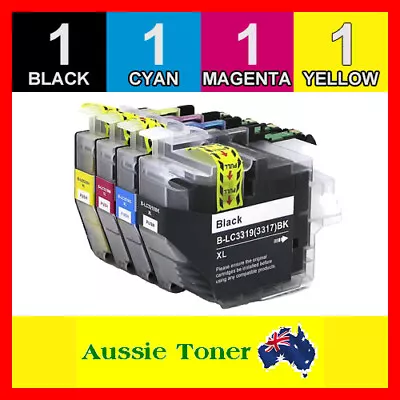 4x Ink Cartridges LC-3319XL For Brother MFC-J6930DW MFC-J5730DW MFC-J6530DW • $22.80