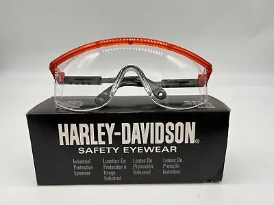 BRAND NEW Harley Davidson Motorcycle Safety Riding Glasses Clear Lens HD200 • $8