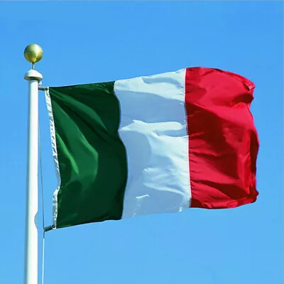 New Big Italy Flag 3x5Ft Tricolor Flag Italian House Banner Indoor Outdoor • $8.10