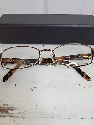 ELLEN TRACY “KATORI” Eyeglasses Frame Petite 52-18-135 Brown/Tortoise Clear R971 • $15