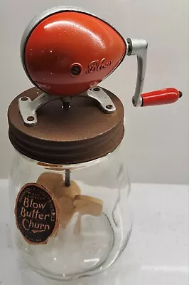 Rare Vintage  Blow  Butter Churn - No 20 British Reg: 856612 • £18.50