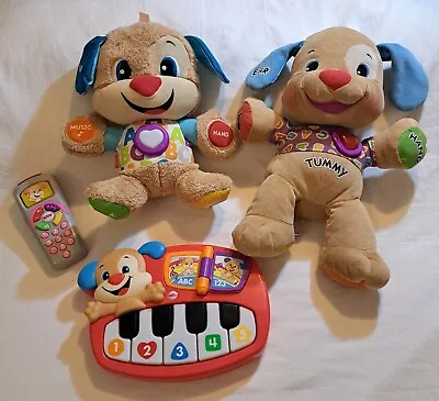 Fisher Price Laugh And Learn Smart Stages Interactive Puppy & Sis Piano Remote • $49.99