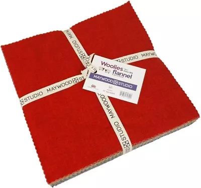 Maywood Studio Woolies Flannel Colors Vol. 2 10  Squares 42 Pieces • $39.99