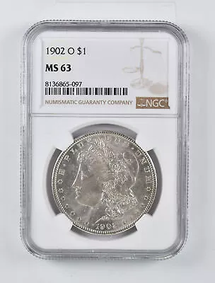 MS63 GRADED - 1902-O Morgan Silver Dollar- NGC *860 • $33