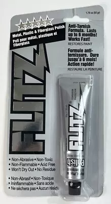 Flitz Metal Plastic & Fiberglass Polish (BP03511) Anti-Tarnish Cleaner 1.76 Oz • $11