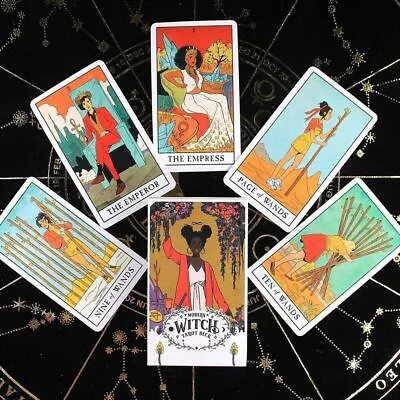 78X Card Modern Witch Tarot Card Deck All Female Rider Waite Imagery Party Game • $6.59