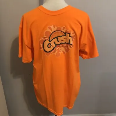 Gildan Dryblend Men’s T-shirt Crush Michelangelo Size L Orange Color • $16