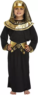 £6.99 • Buy Boys Egyptian King Pharaoh Tutankhamun Kids Fancy Dress Outfit Costume 4-12 Year