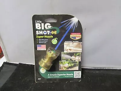 New Little Big Shot Super Nozzle Solid Brass Sprayer - Made In The USA • $8