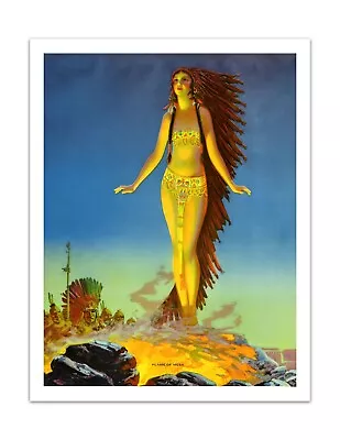 Edward Eggleston FLAME OF MESA Vintage 1931s Art Deco Poster Reprint 22x17  • $20.99