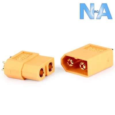 XT60 Male Female Battery Connector RC Boat Car Multicopter Plane Quad • £5.49