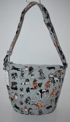 Vera Bradley Dog Show Pattern Bucket Crossbody • $59.95