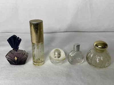 Vintage Mini Perfume Bottles Empty LOT Elizabeth Taylor Chloe Vintage 1990s 90s • $14.99