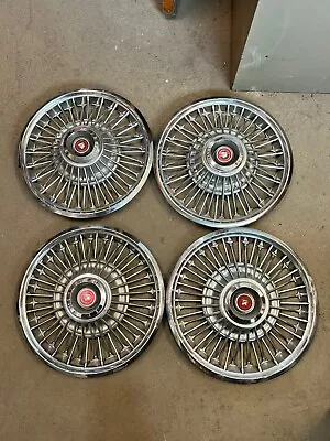 $249.99 • Buy OEM Ford 1967 Mercury Cougar Comet 14  Wire Wheel Covers Hub Caps Set Of 4