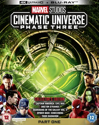 Marvel Studios Cinematic Universe: Phase Three - Part One (4K UHD Blu-ray) • £30.57