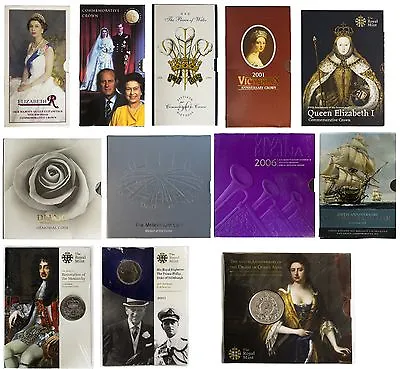 £14.99 • Buy £5 Five Pound Brilliant Uncirculated Coin Packs / Presentation Packs Royal Mint