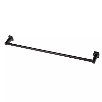 24 Square Style Wall Mount Steel Towel Bar Black Finish • $12.26