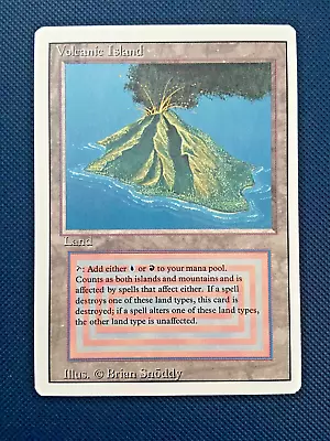 Magic The Gathering MTG Volcanic Island Revised 3rd Edition Dual Land See Pics • $749.99