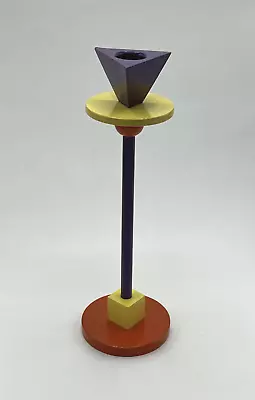 ANNA EFVERLUND Enameled Metal KONFETTI Ikea Candle Stick Vintage Postmodern • $125