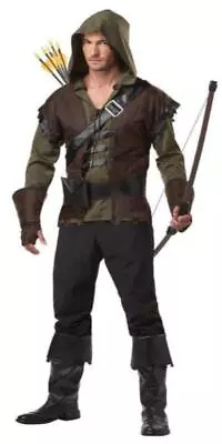 Adult Men's Robin Hood Costume (large 42-44  Chest) • $42.99