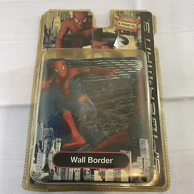 MARVEL SPIDER-MAN 3 PEEL & STICK WALL BORDER 15L X 5W KIDS BEDROOM DECOR *2007 • $5.87