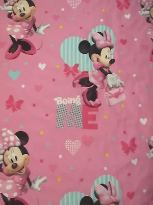 Disney Minnie Mouse Curtain Polyster 100% 64  X 41  1 Panel • $5.50