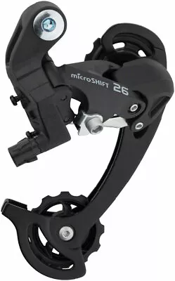 MicroSHIFT M26 Rear Derailleur - 89 Speed Long Cage Black • $19.95