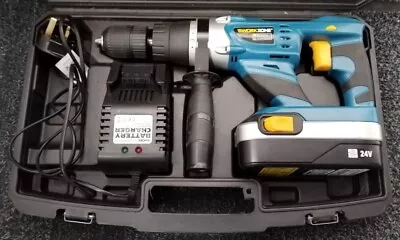 £49.99 • Buy Workzone 24V Cordless Hammer Drill With Carry Case. Unused. 