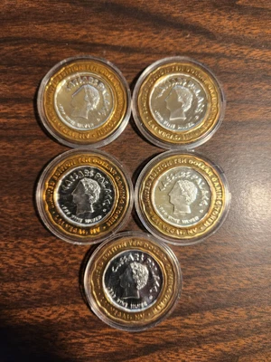 $18.95 • Buy Limited Edition Ten Dollar $10 Caesars Palace Gaming Token .999 Fine Silver New
