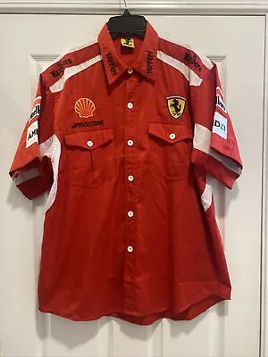 Ferrari F1 Marlboro Size Xl Formula One Pit Crew Button Down • $179.99