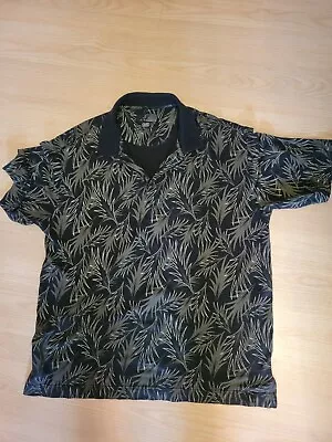 J. Ferrar Men's Polo Shirt Size XL Black Gold Short Sleeve • $13.99