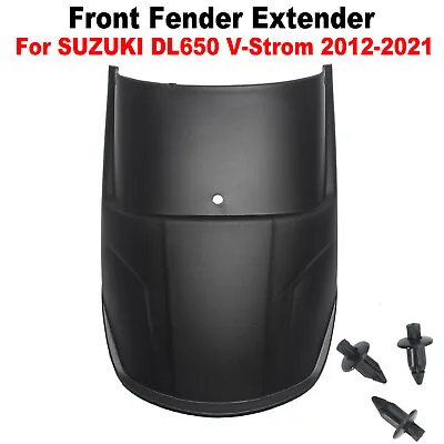 Front Fenders Extension For Suzuki DL650/XT V-Power 2012-ON Dirt Catcher • $15.21