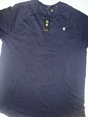 NWT Men’s G-Star Raw ORE Raglan Loose Fit T Shirt Sz Large Navy Blue • $24.97