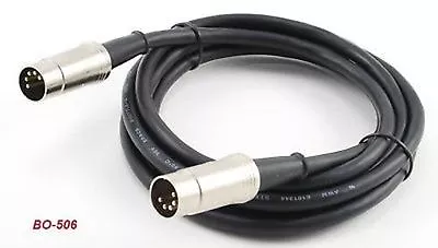  6ft DIN-5 Male To Male In-and-Out Audio Cable BO-506 • $17.75